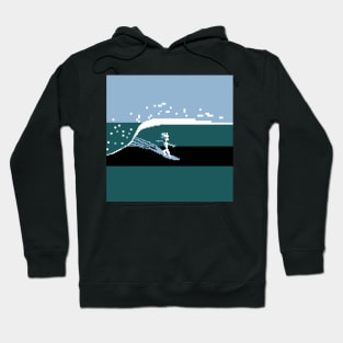 Surf's up four colour version Hoodie